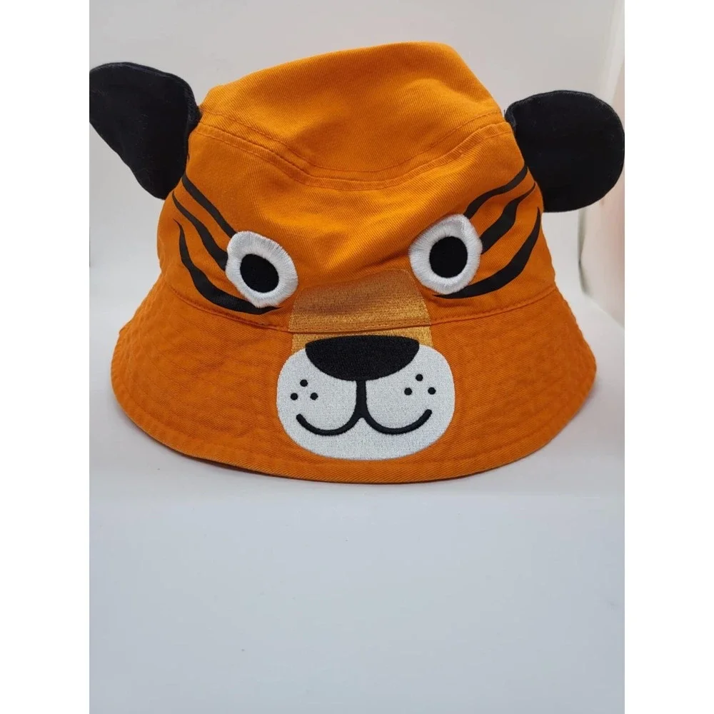 Kids‎ San Diego Zoo Tiger Youth Bucket Hat Embroidered Tiger Face One Size